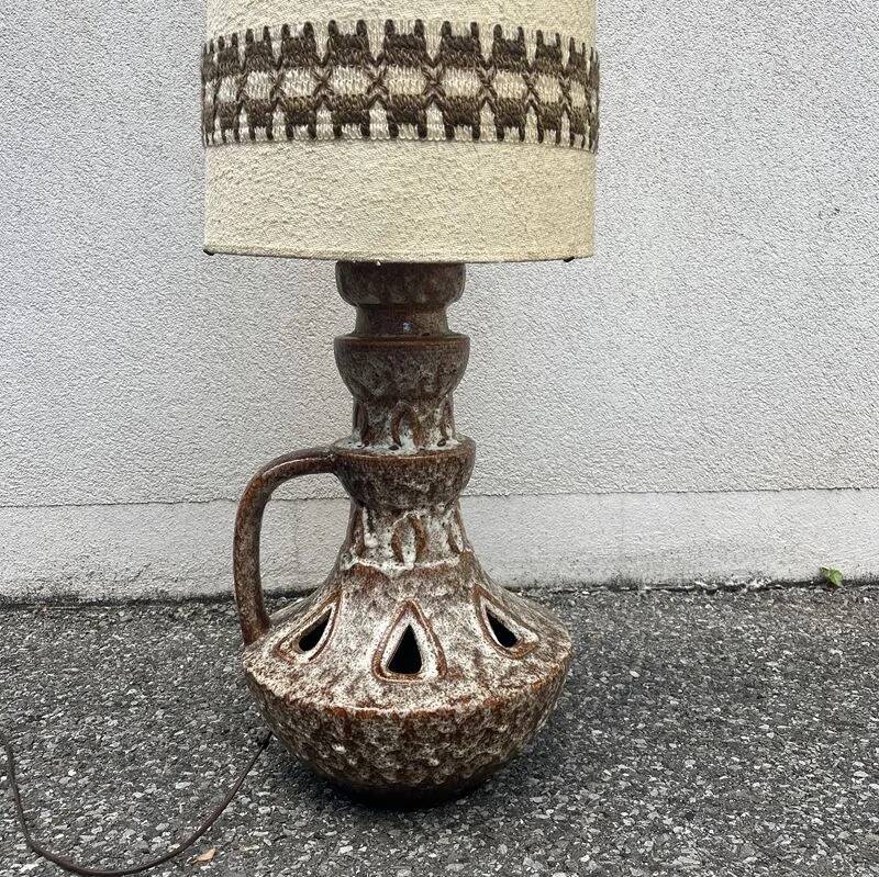 Vintage ceramic sun lamp