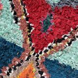 Berber carpet Butcher's with colored diamonds