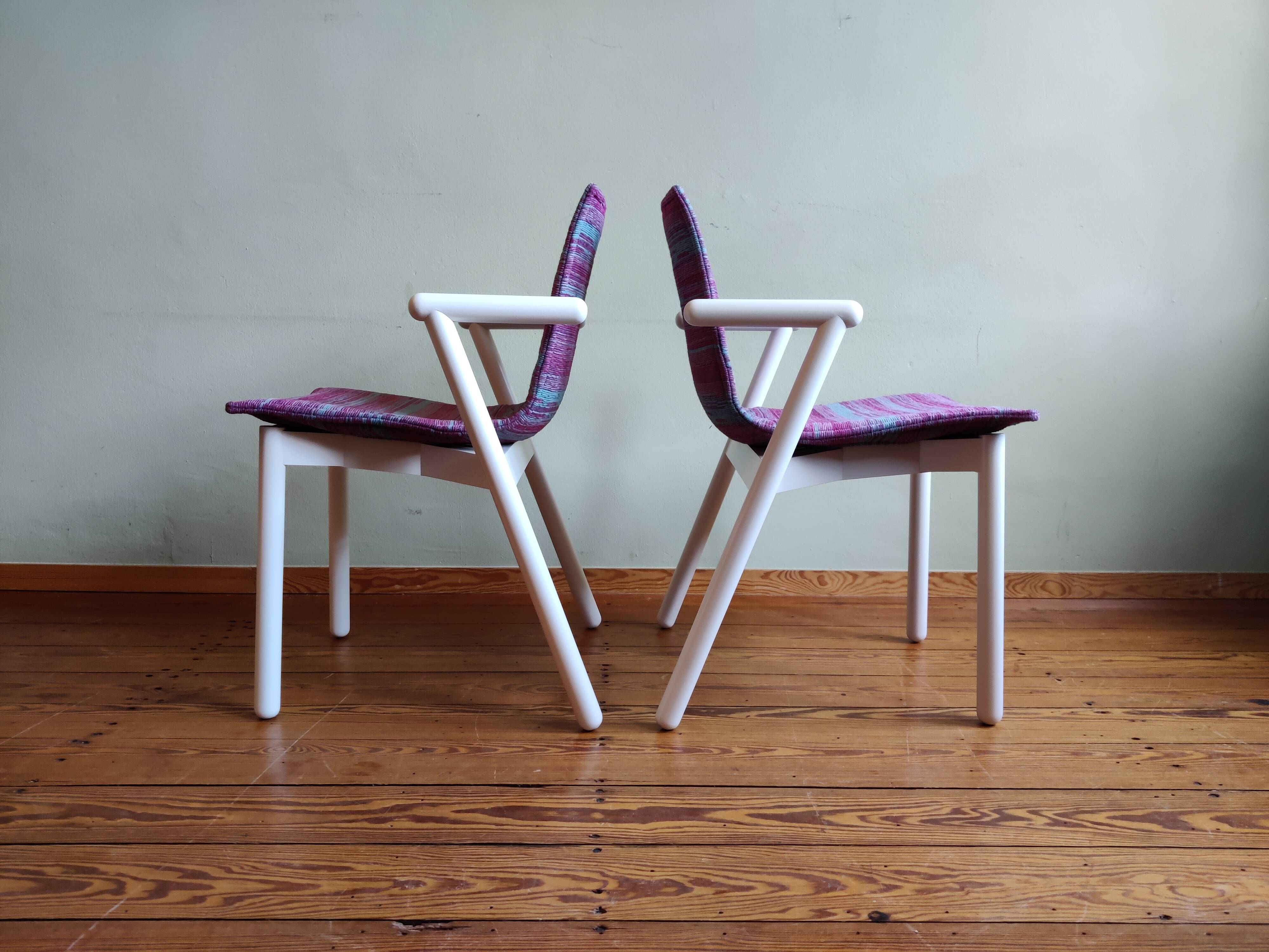Chaises de salle à manger italienne "Villabianca" de Vico Magistretti pour Cassina