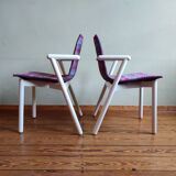 Chaises de salle à manger italienne "Villabianca" de Vico Magistretti pour Cassina