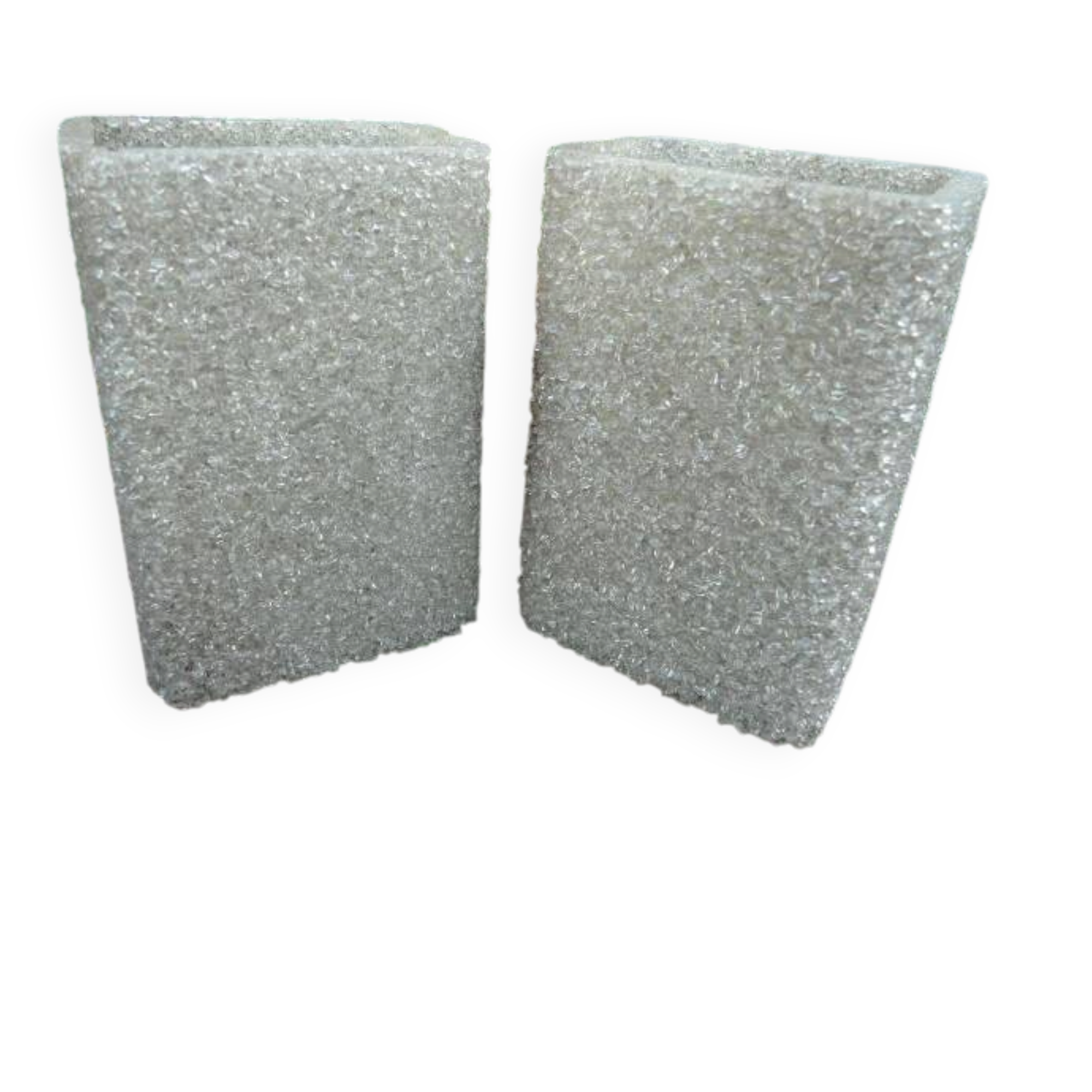 Scandinavian wall light with 2 arms in perspex and teak from the 1960s.