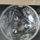 Bohemian cut crystal candy dish. Sophisticated star motifs.