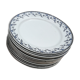 Lot de 12 assiettes Terre de fer «Montigny»