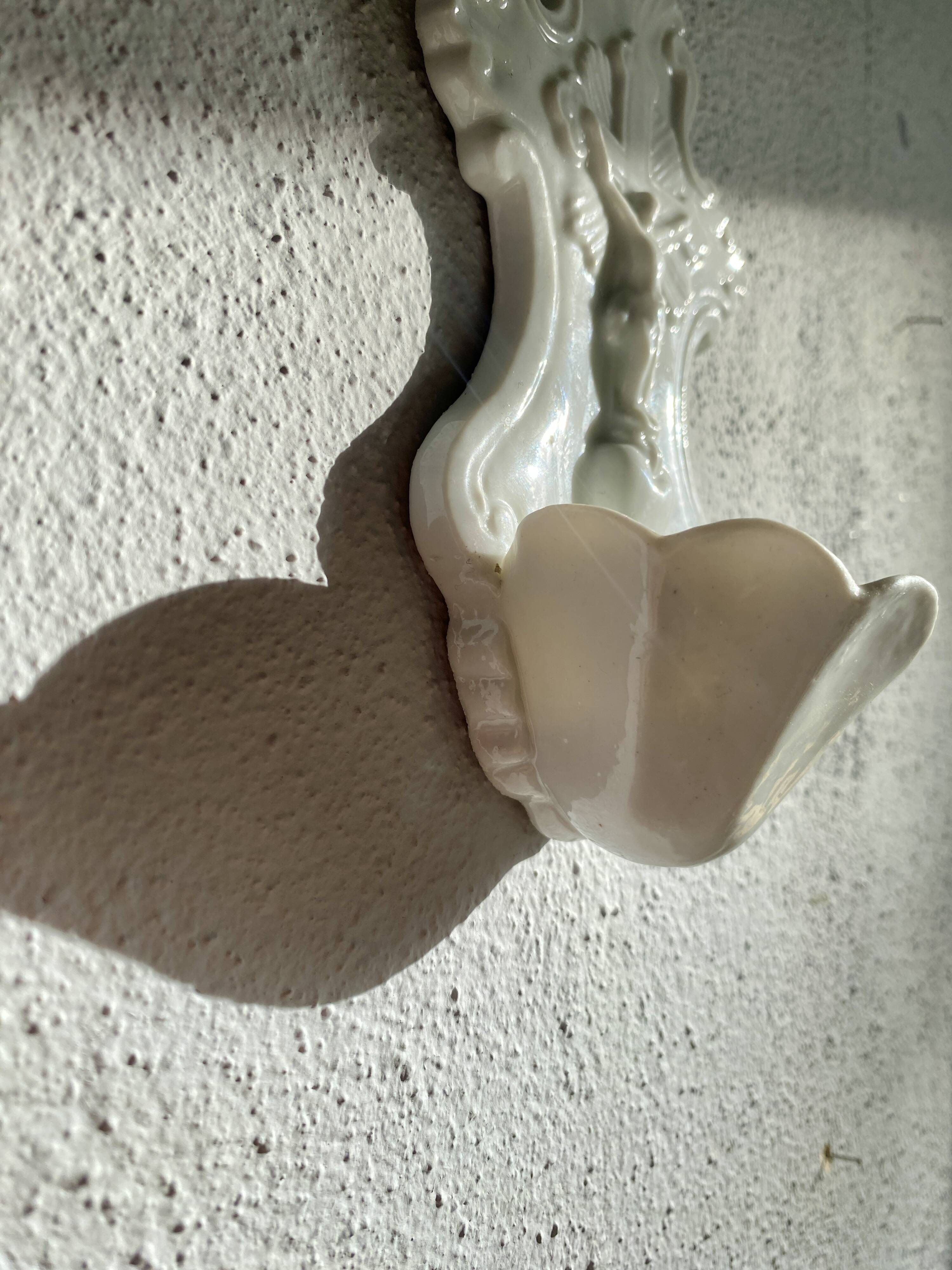 Bedside stoup, porcelain, 19th