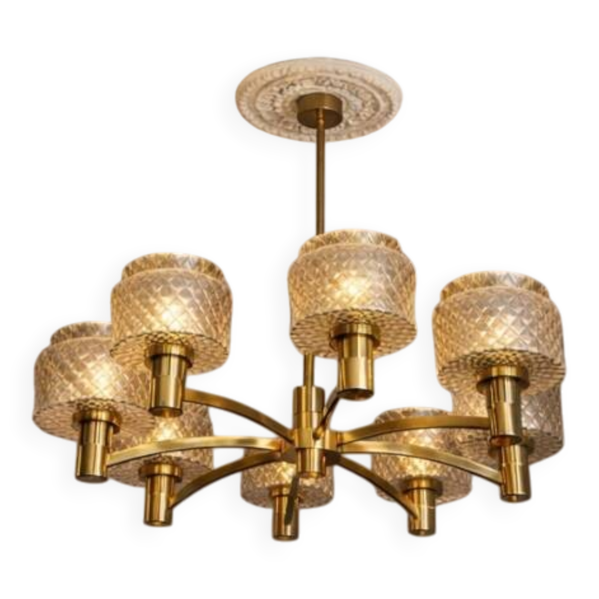 60s chandelier in very good condition.