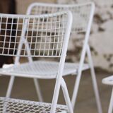 4 chaises pliante "Ted net" par Niels Gammelgaard pour IKEA