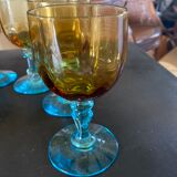 6 port glasses in Portieux crystal