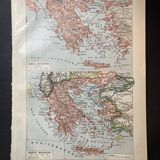 Map of ancient and modern Greece from 1922