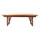 Large extendable dining table, 320 cm, in oak, Guillerme and Chambron.