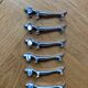 Silver metal dog knife holder