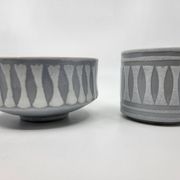 Roger Capron French Riviera Vintage Ceramic Bowl and Mug 1950/60 (set of 2)