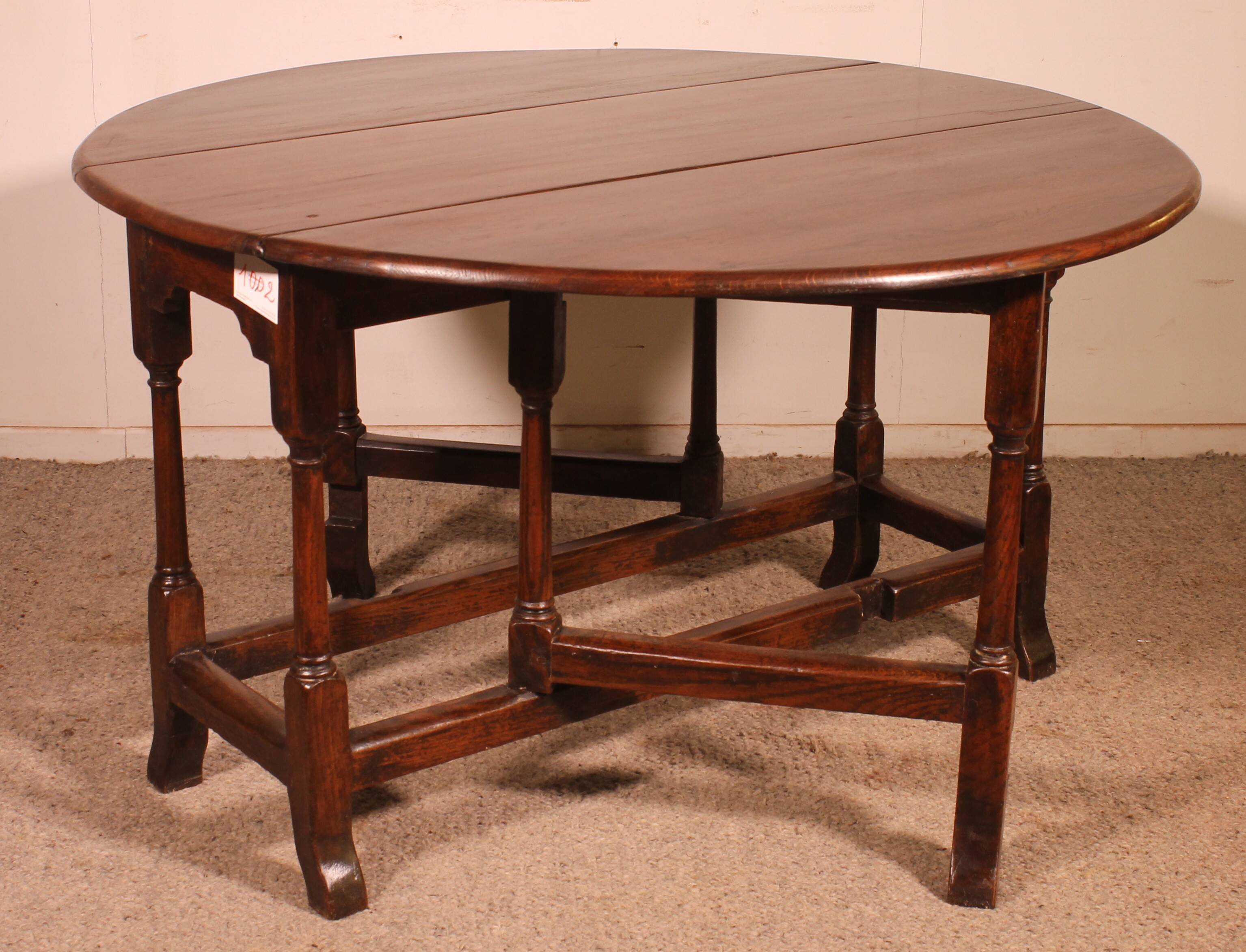 Gateleg Table in Oak from the 18th Century