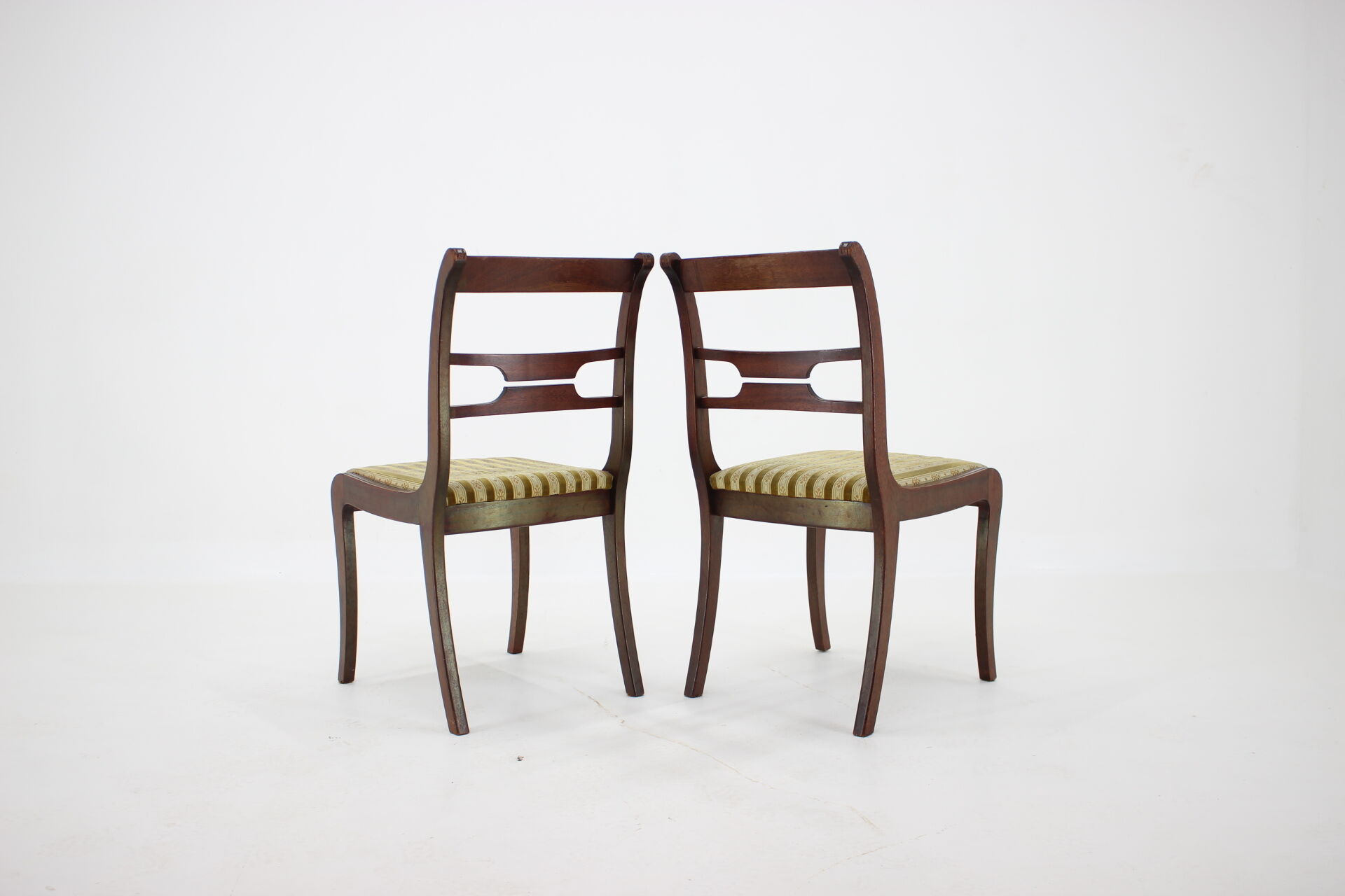 Set of four art deco dining chairs, 1940