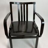 Fauteuils en bois plié noir par Ton