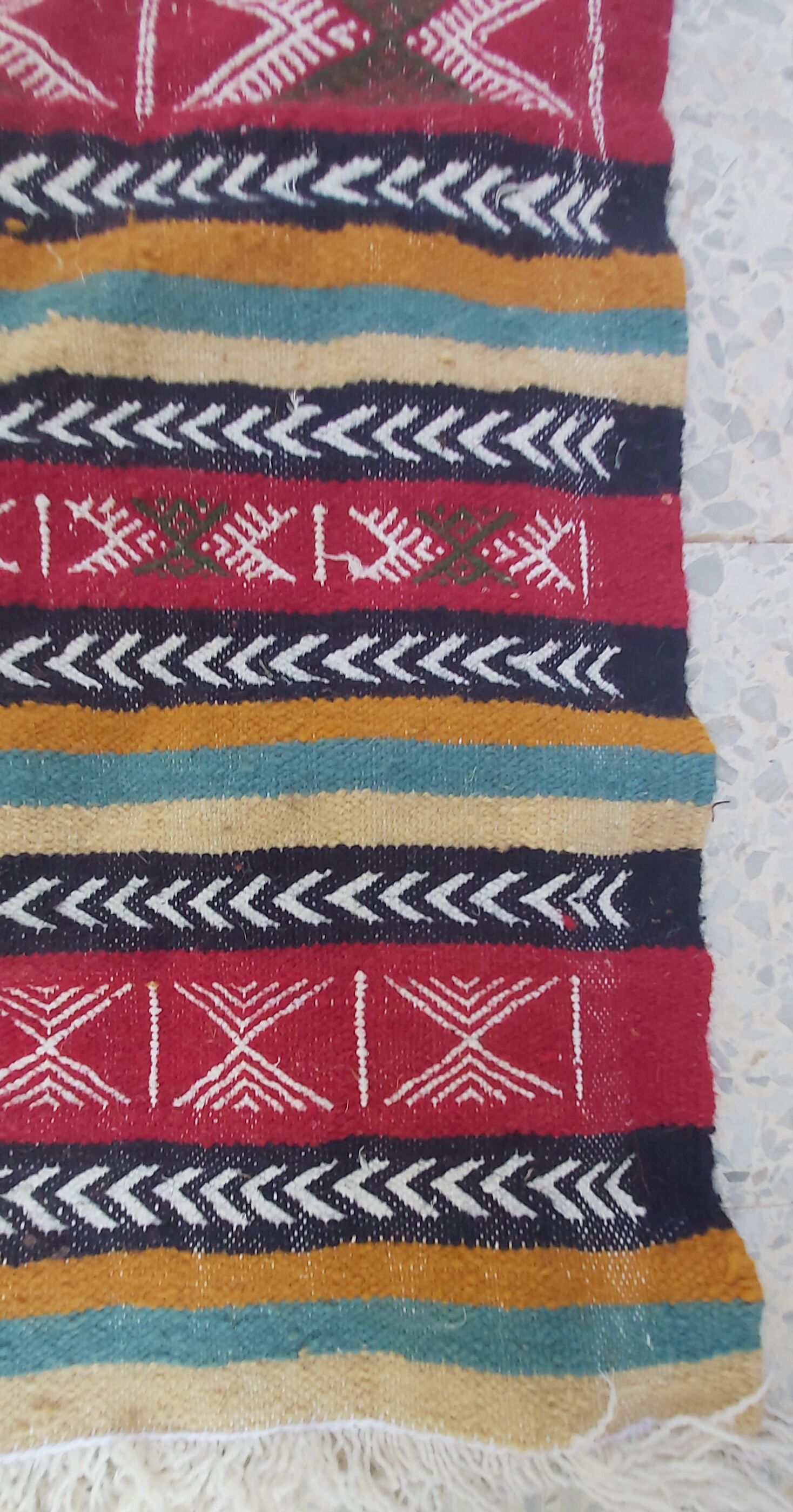 Traditional handmade ethnic carpet 100-55cm