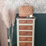 Chiffonnier revisited in almond green