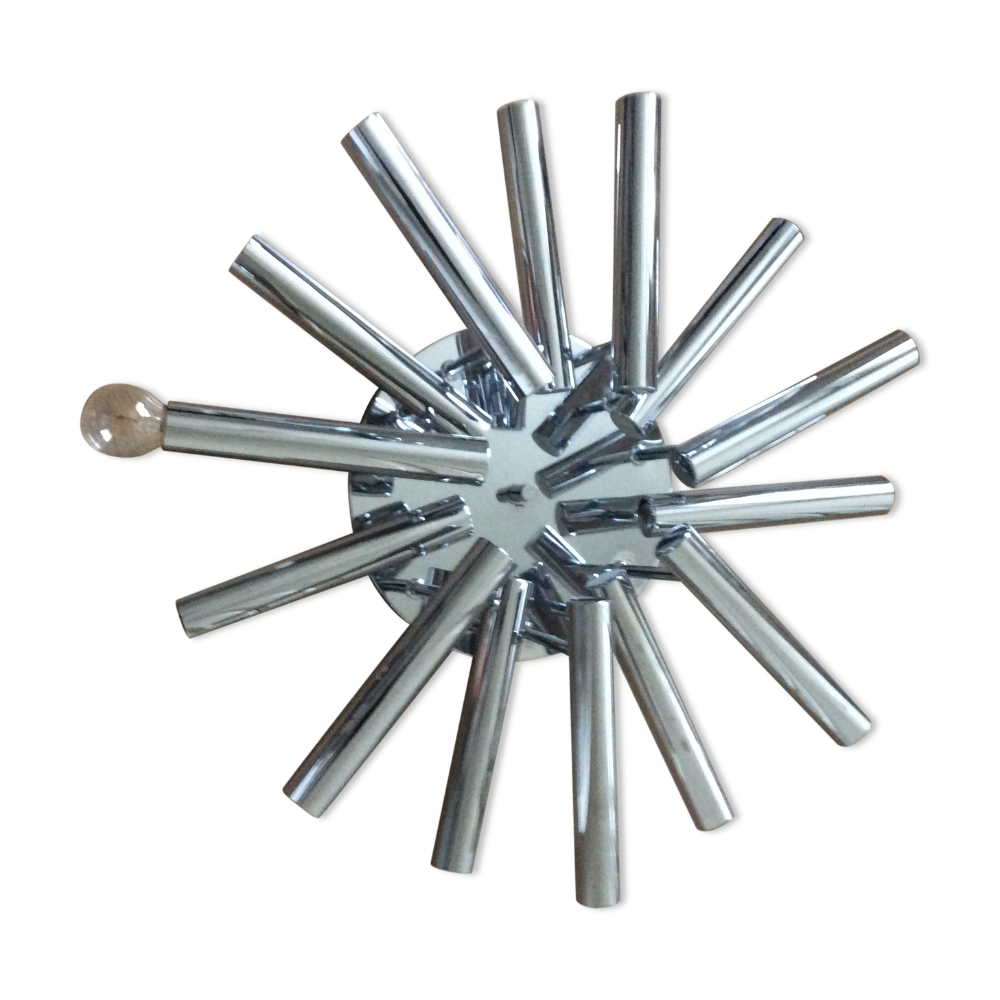 Suspension in chromed metal