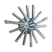 Suspension in chromed metal