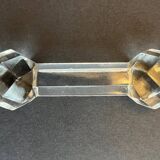 11 porte-couteaux en cristal taillé
