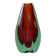 Murano Vase Sommerso Flavio Poli – Green and red – Italy, 1950s-1960s