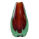 Murano Vase Sommerso Flavio Poli – Green and red – Italy, 1950s-1960s