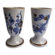Set of 2 mazagrans art nouveau porcelain ancient China