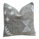 Moroccan kilim cushion cover handmade: Berber wool cushion