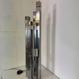 Mid-Century Modernist Italian Architectural Sciolari Cubic Floor Lamp by G