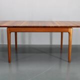 1960s Solid Teak Extendable Dining Table by Glostrup Mobelfabrik, Denmark