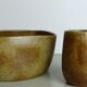 Set de saladier et pot en grès moucheté