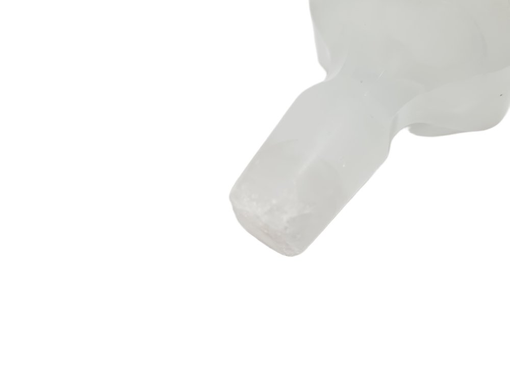 Biedermeier white glass carafe, Austria, 1890s