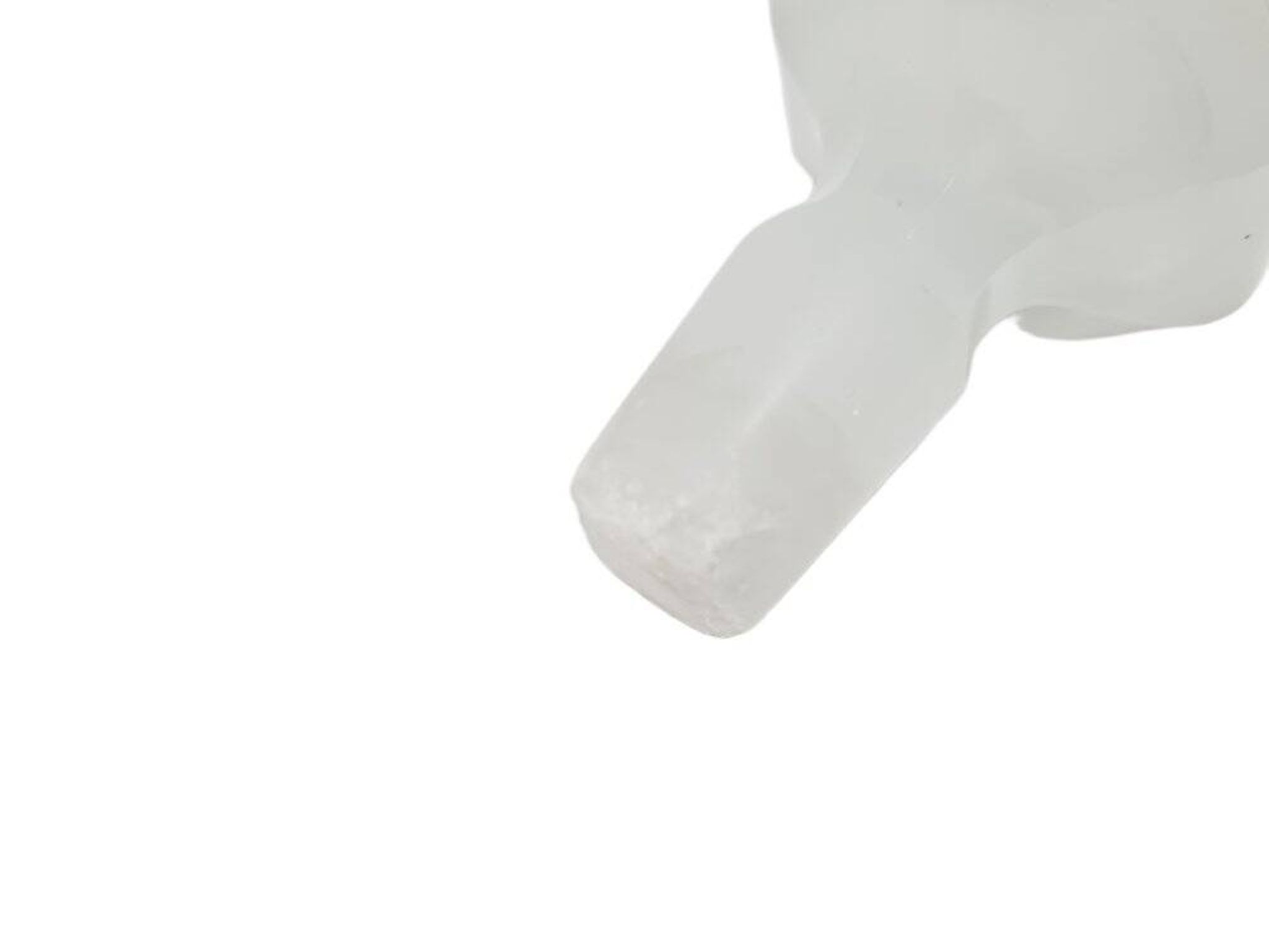Biedermeier white glass carafe, Austria, 1890s