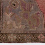 5x11 Rug For Living Room Red Brown Turkish Vintage Rug 150x338Cm