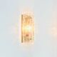 Scandinavian Glass & Brass Wall Lamp by Carl Fagerlund for Orrefors, 1960s