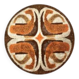 Vintage round rug 200 cm