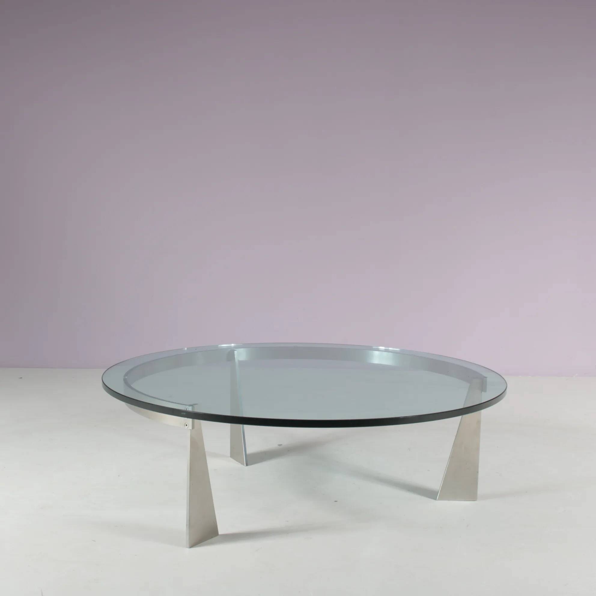 1980s “G3” coffee table by Jus van Beek for Metaform, Netherlands