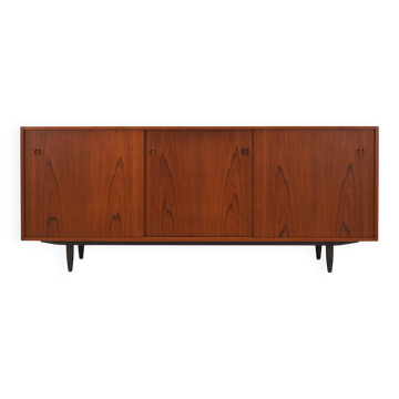 Buffet en teck, design danois, années 1970, production : Danemark