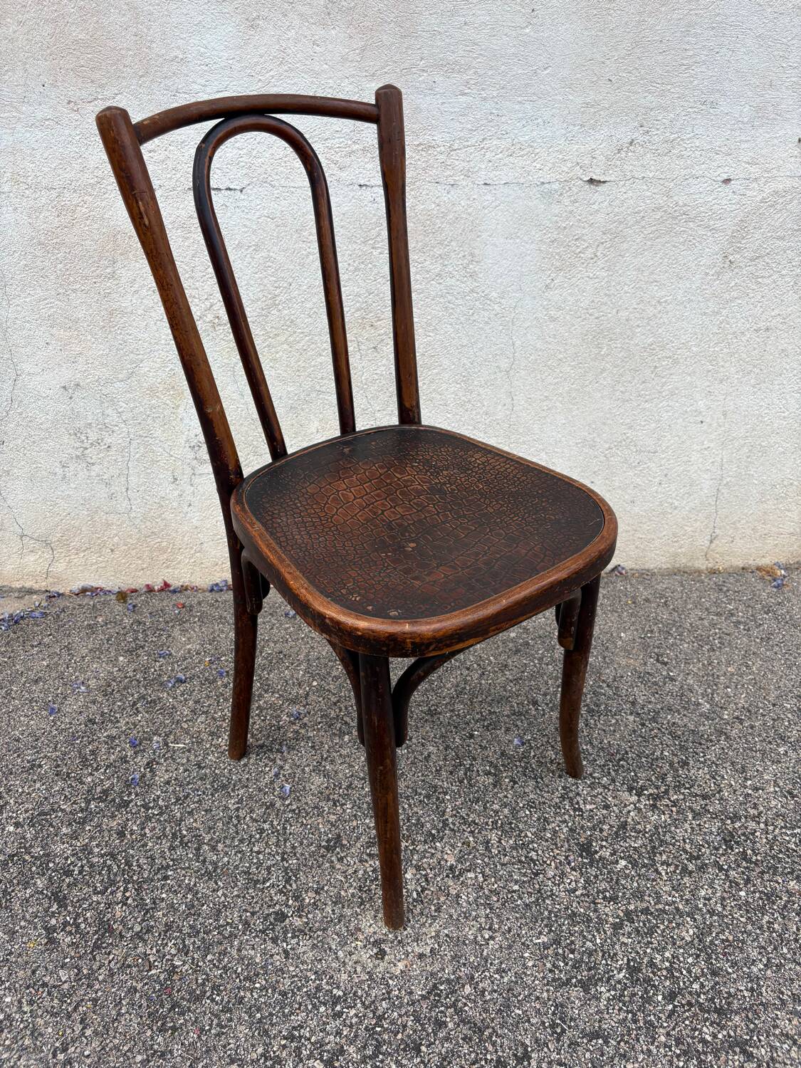 Fischel crocodile bistro chair