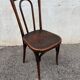 Chaise bistrot Fischel en bois gaufré