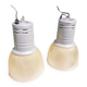 Pair of ORNALUX Industrial pendant lights
