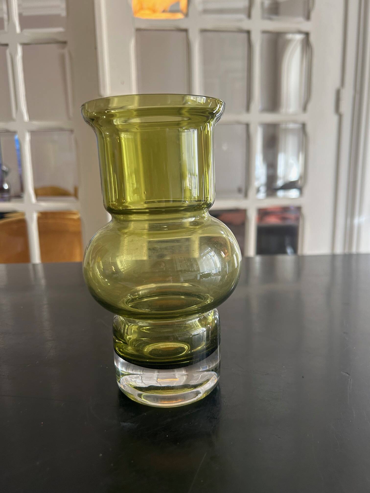 scandinavian glass vase