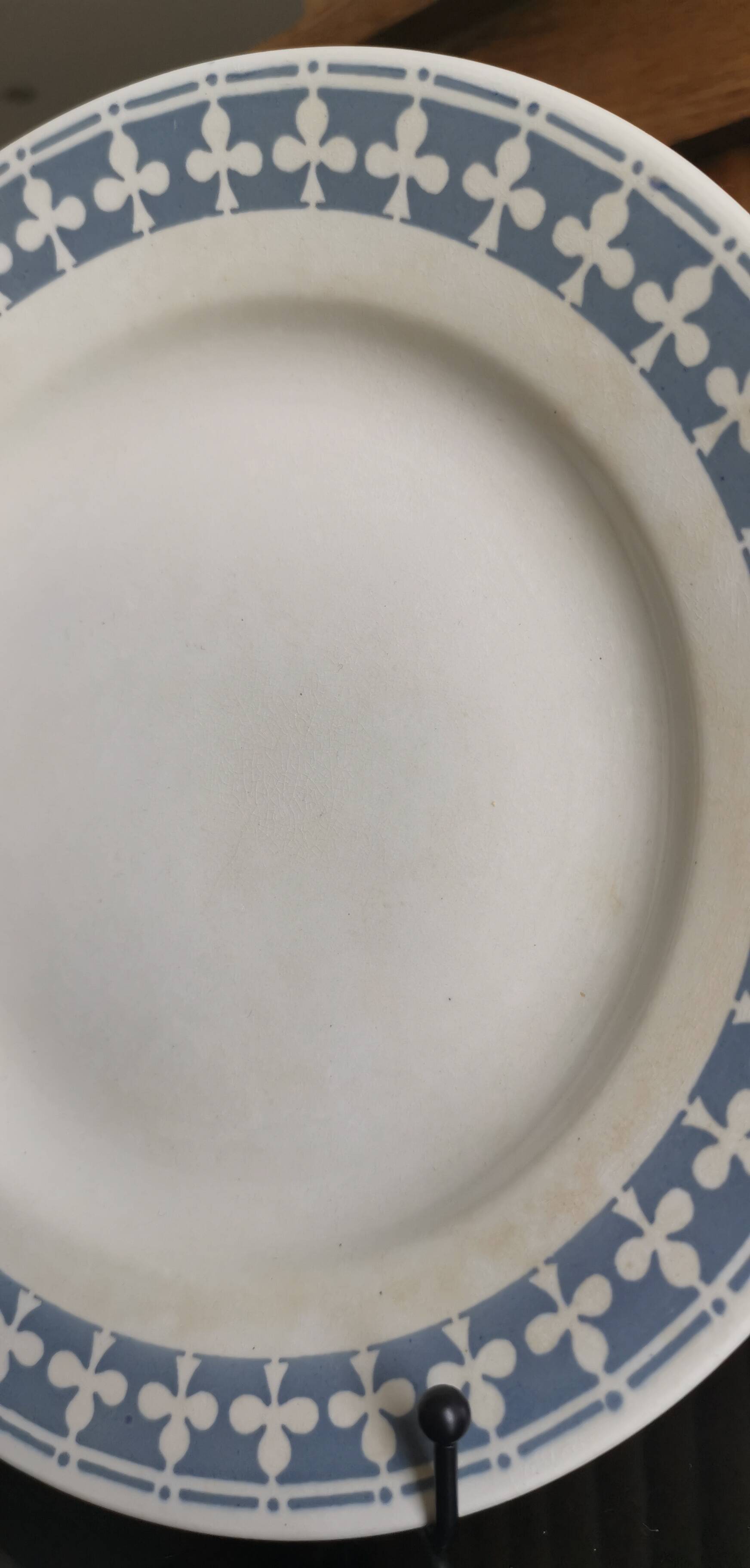 4 Terre de Fer Saint Amand et Hamage plates “Chicorée Williot” model