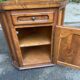 English wooden sideboard solid wood corner TV cabinet