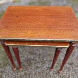 2 antique rosewood nesting tables