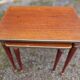 2 antique rosewood nesting tables