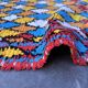 Tapis Marocain Boucherouite coloré - 107 x 191 cm