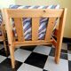 Vintage Scandinavian living room in solid pine