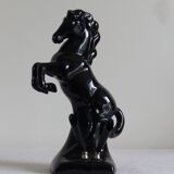Black ceramic horse