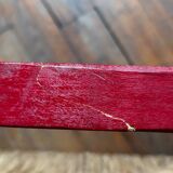 Chaise en bois et paille
