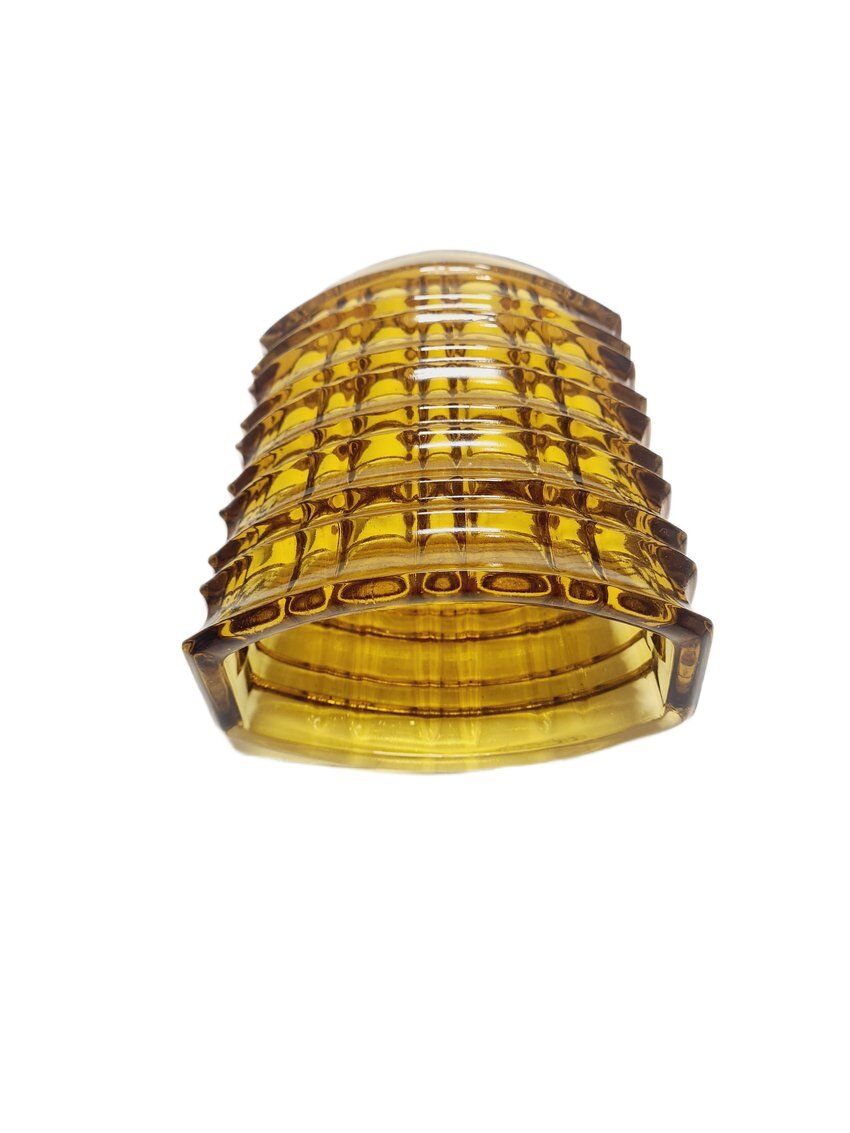 New Look Optical Vase by Jan Sylwester Drost for Ząbkowice Glassworks, 1970s